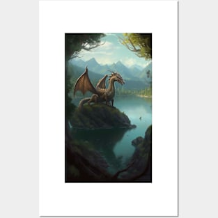 Lake Dragon Posters and Art